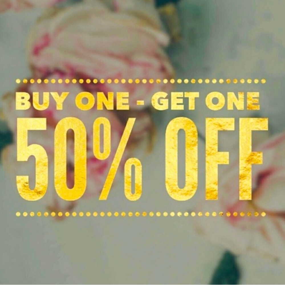 ✨BOGO DEALS!✨ Buy One Get One 50% Off Deals